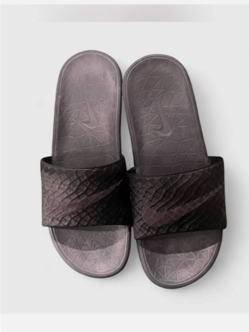 Nike Men's Benassi Solarsoft Slides 2 Black Size Us 13